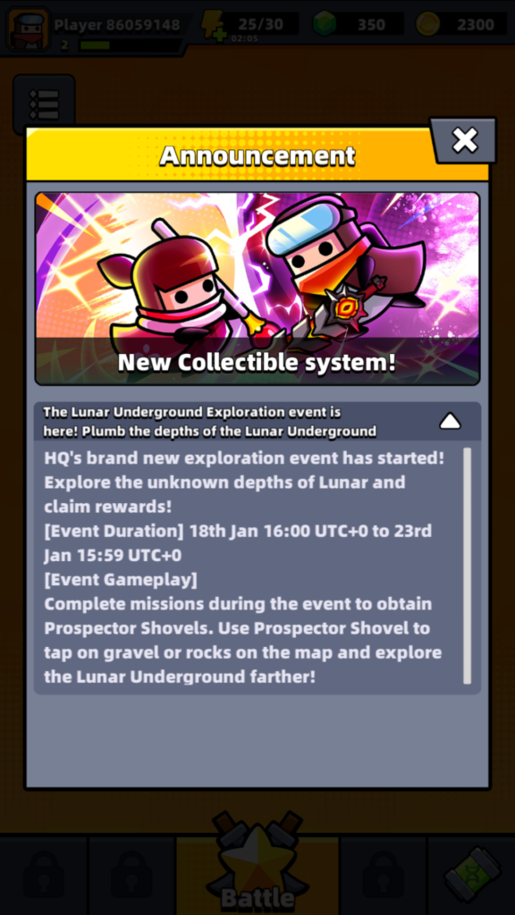 limited events