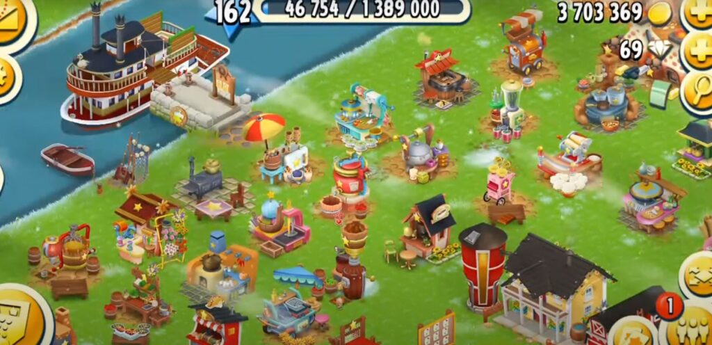 machine area in hay day