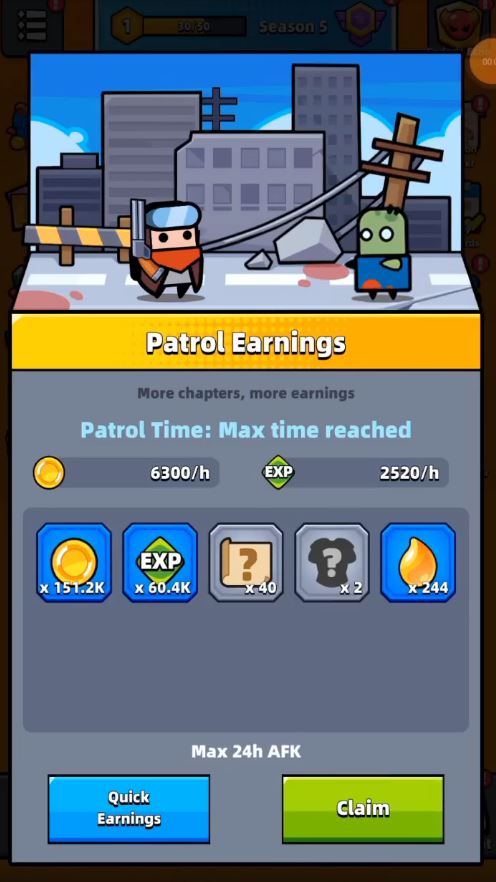 patrol earnings
