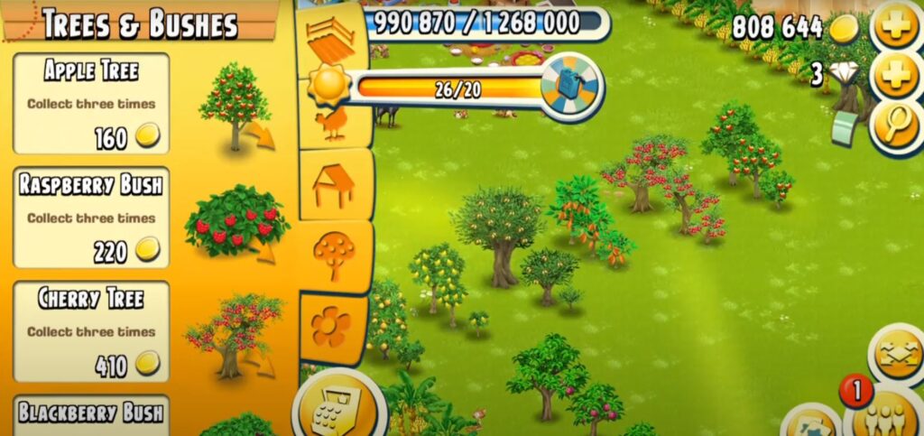 apple tree price in hay day
