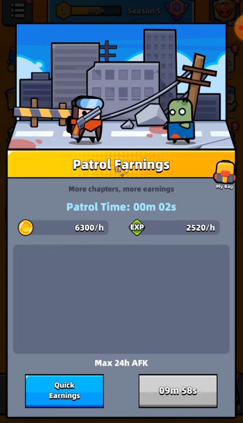 patrol earnings